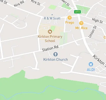 map for Kirkton Parish Church