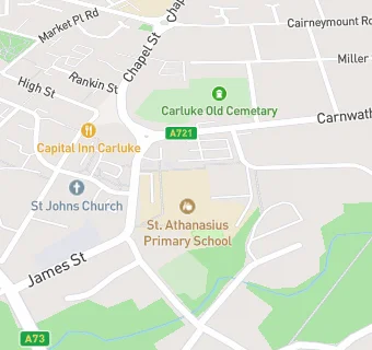 map for St Athanasius' Primary School