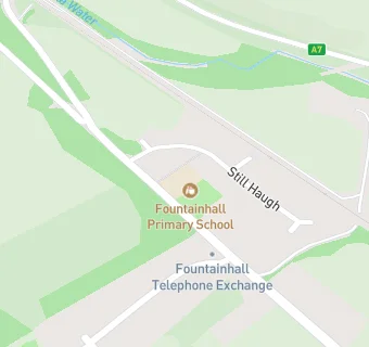 map for Fountainhall Primary School