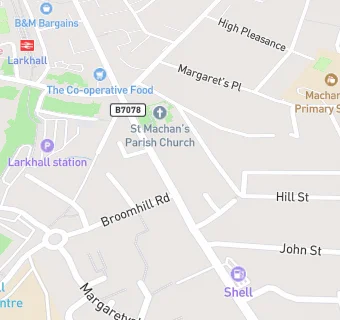 map for Larkhall Dental Institute