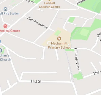 map for Machanhill Primary School