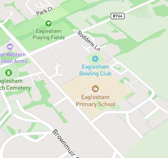 map for Eaglesham Primary School