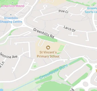 map for Greenhills Out of School Care