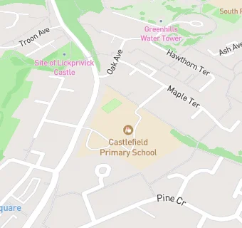 map for Castlefield Primary School