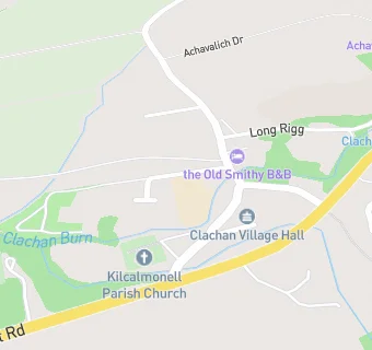 map for Clachan Primary School