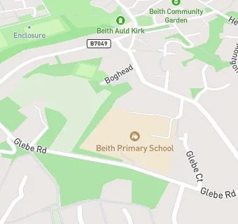 map for Beith Primary School