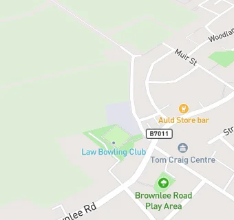 map for Law Bowling Club