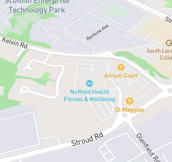 map for Nuffield Health Fitness & Wellbeing Centre