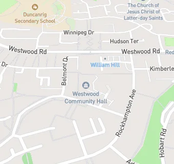 map for Westwood Baptist Church