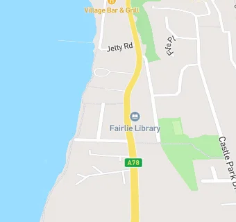 map for Fairlie Village Hall