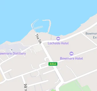 map for The Co-operative Food - Bowmore