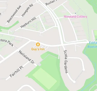 map for Eddlewood Bowling Club