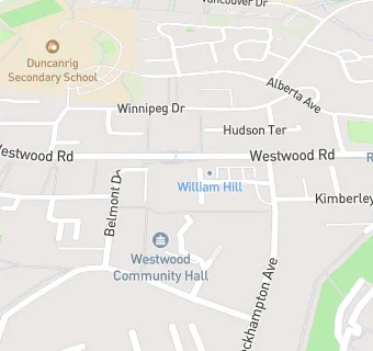 map for Westwood Dental Practice