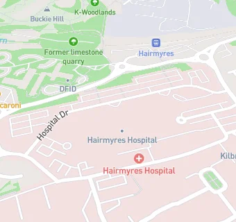 map for Hairmyres Hospital, Patients Kitchen