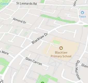 map for Blacklaw Out of School Care