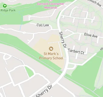 map for St Marks Primary School