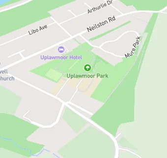 map for Uplawmoor Primary School