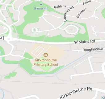 map for Kirktonholme Primary School