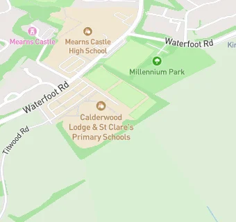 map for Calderwood Lodge P School