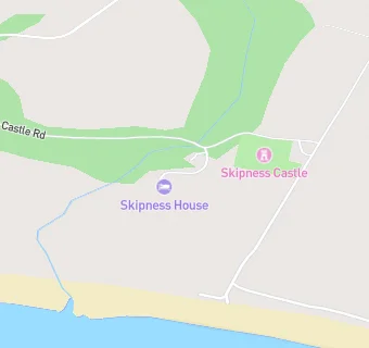 map for Skipness Castle Seafood Cabin