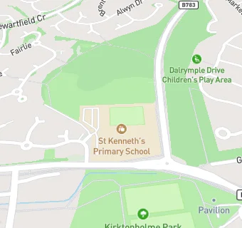 map for St Kenneths Primary School