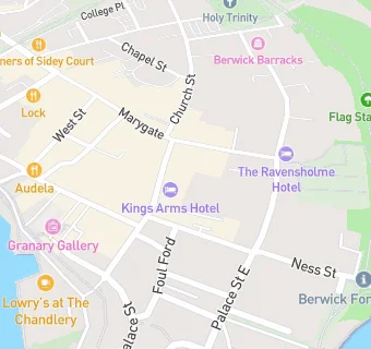 map for The Kings Arms Hotel