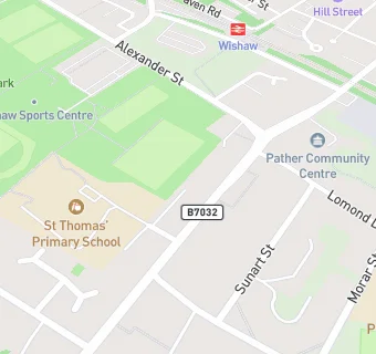 map for St. Thomas's Rc Primary School