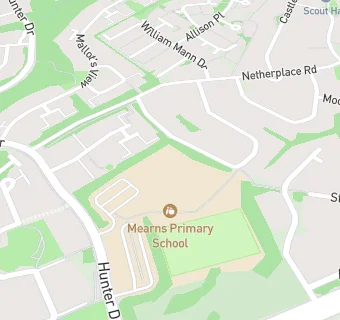 map for Mearns Primary School