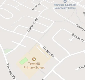 map for Townhill Primary School (School Kitchen)