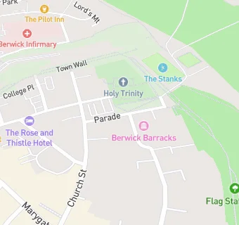 map for Berwick Barracks & Main Guard