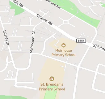 map for St. Brendans Primary School