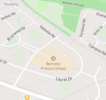 map for Berryhill Primary School