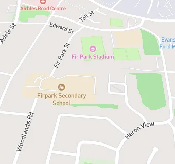 map for Firpark Special School - Secondary