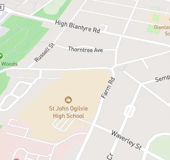 map for St John Ogilvie High School