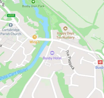 map for The Busby Hotel