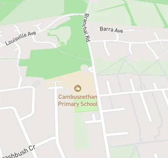 map for Cambusnethan Primary School