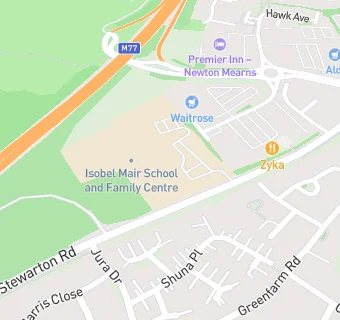 map for Isobel Mair School