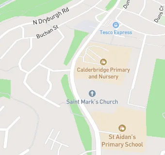 map for Coltness Community Centre