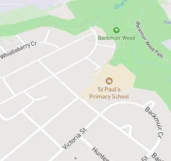 map for St. Paul's Primary School