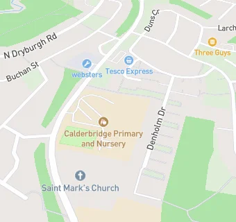 map for Calderbridge Primary School