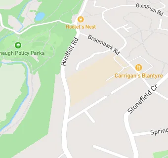 map for High Blantyre Primary School