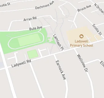 map for Ladywell Primary School