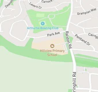 map for Hillview Primary School