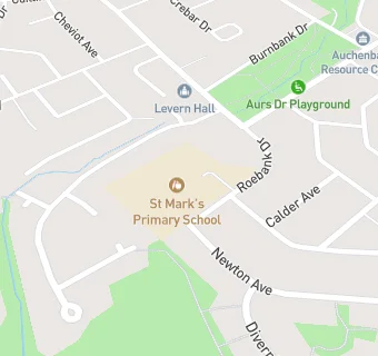 map for St Mark's Primary School