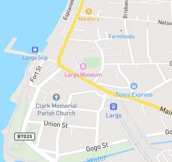 map for Largs Dental Surgery