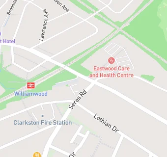 map for Williamwood Medical Centre