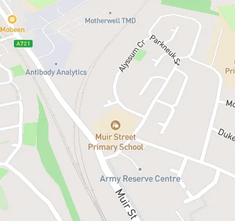 map for Muir Street Primary School