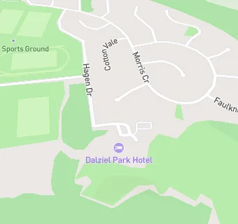 map for Dalziel Park Hotel