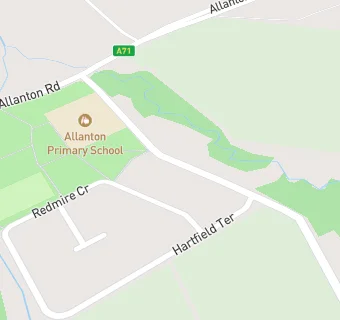 map for Allanton Primary School