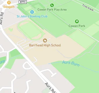 map for Barrhead High School